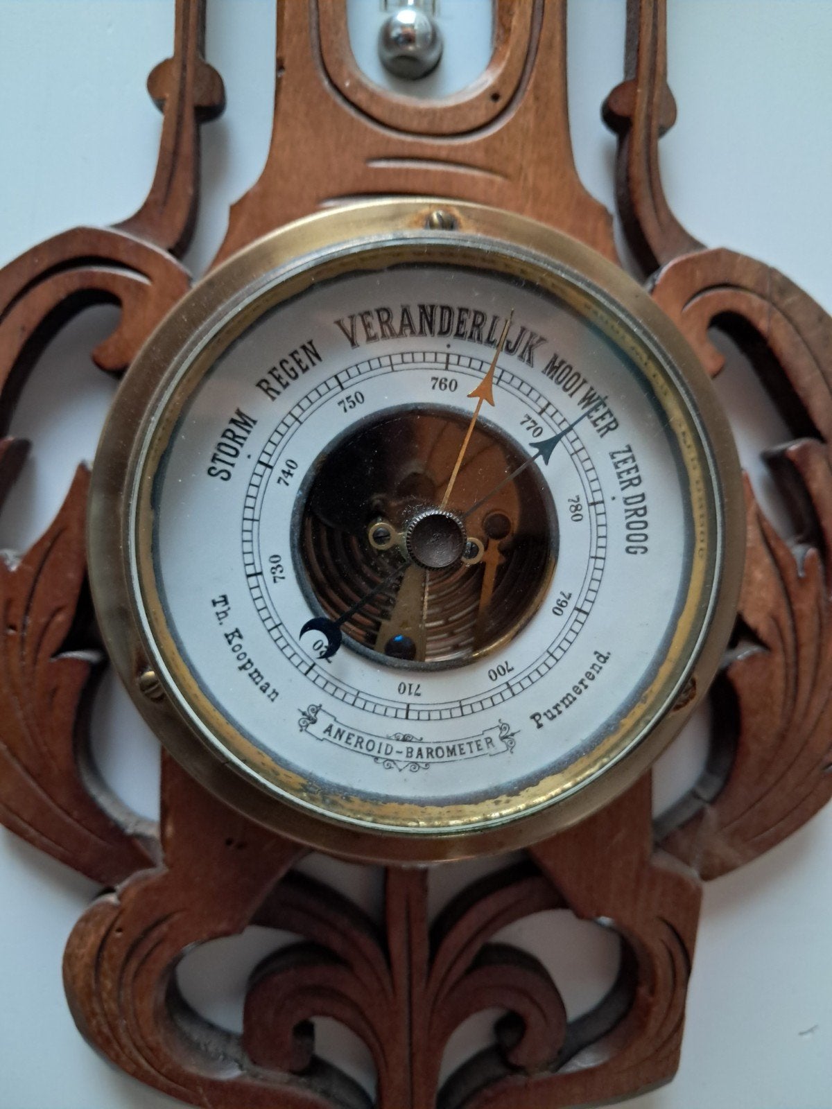 barometer, weerstation, Ophalen