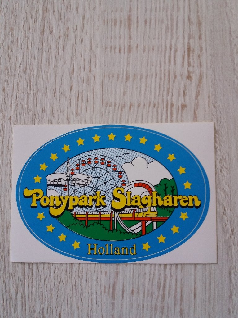 sticker Ponypark Slagharen ( 1 ), Ophalen of Verzenden, Zo goed als nieuw, Bedrijf of Vereniging