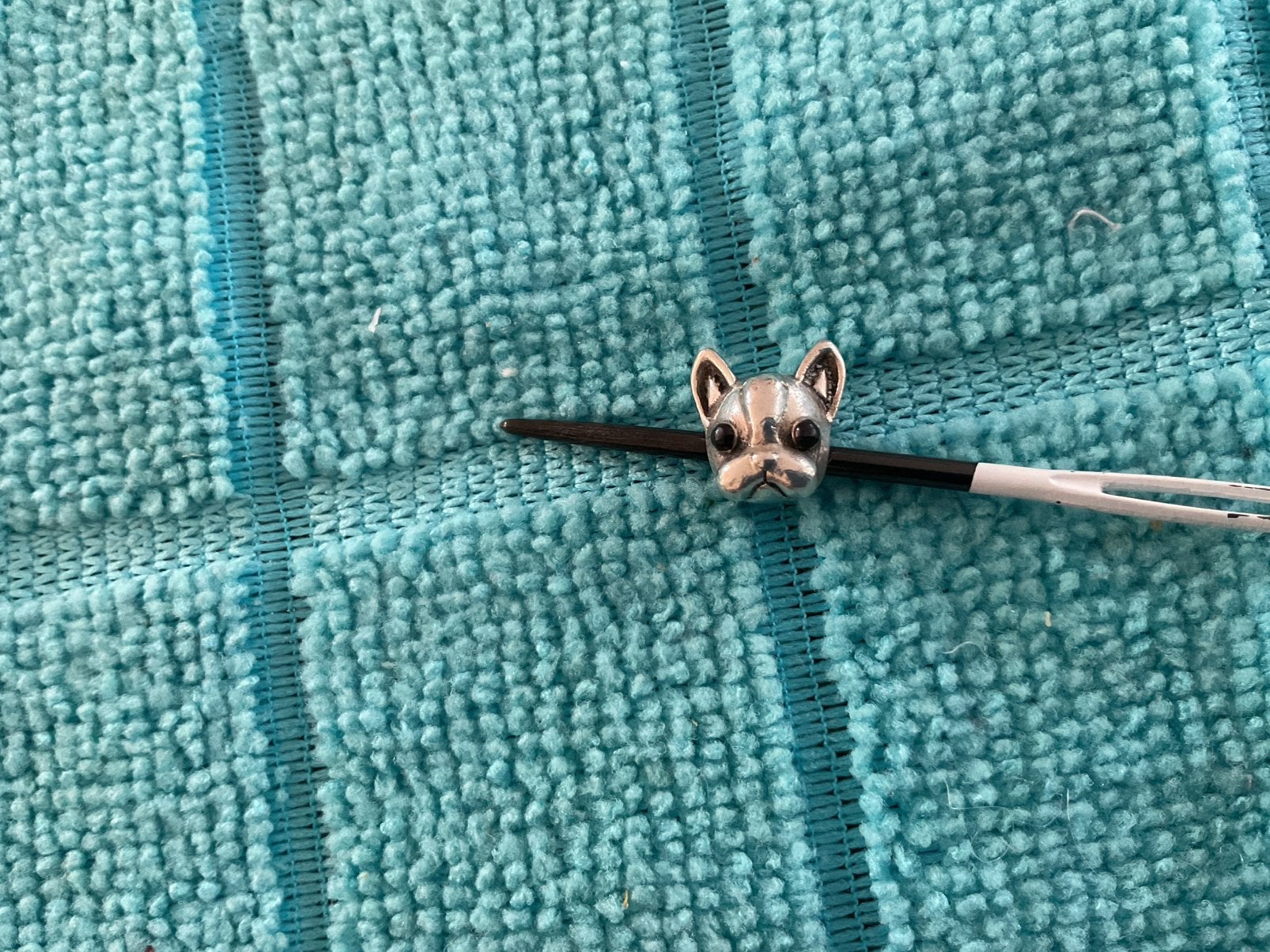 Pandora Bedel hondje, Verzenden, Zo goed als nieuw, Zilver, Pandora