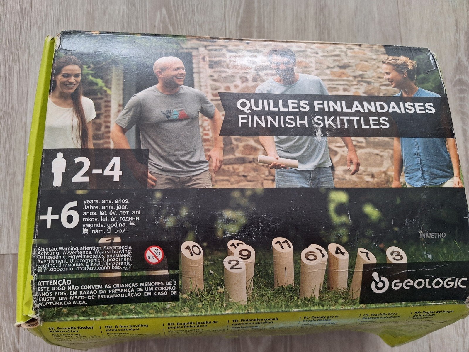 Geologic Finse Kegels (Mölkky) - Buitenspel, Ophalen