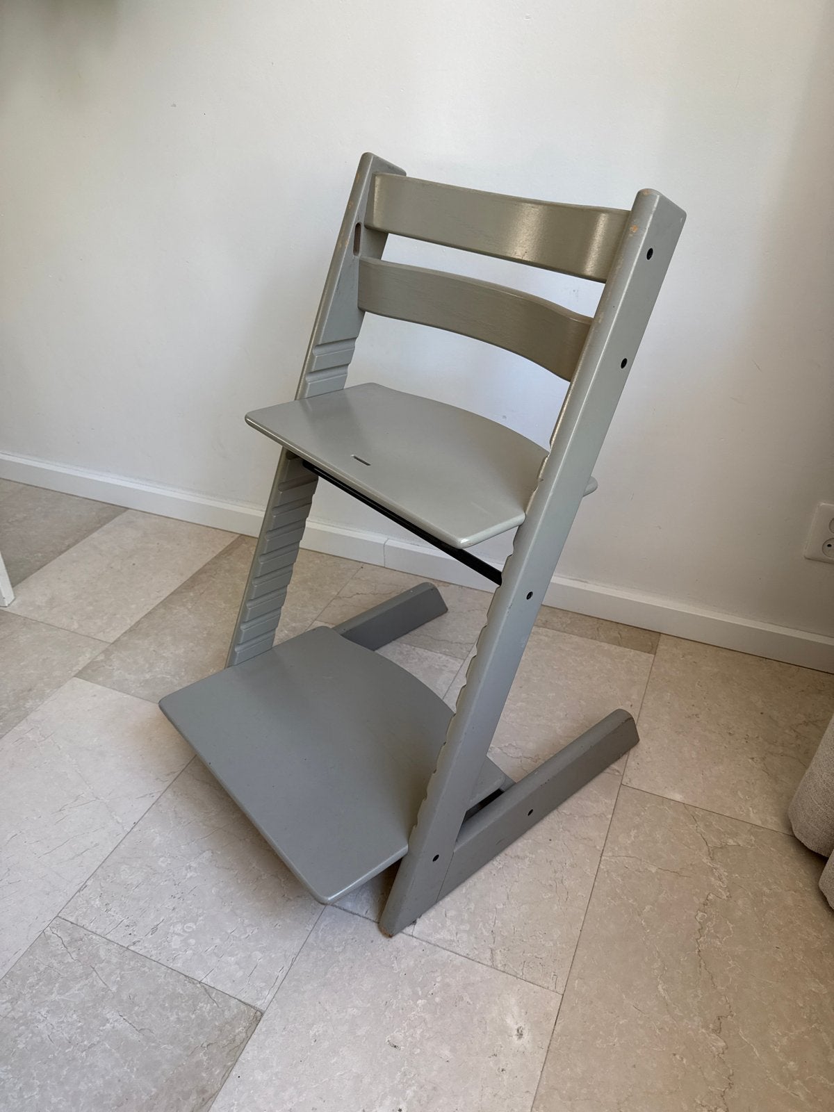 Stokke Tripp Trapp kinderstoel - Grijs, Ophalen, Gebruikt, Meegroeistoel