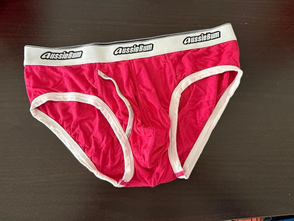 aussiebum , slip, maat S, used, roze, Kleding | Heren, Ophalen of Verzenden, Roze, Slip