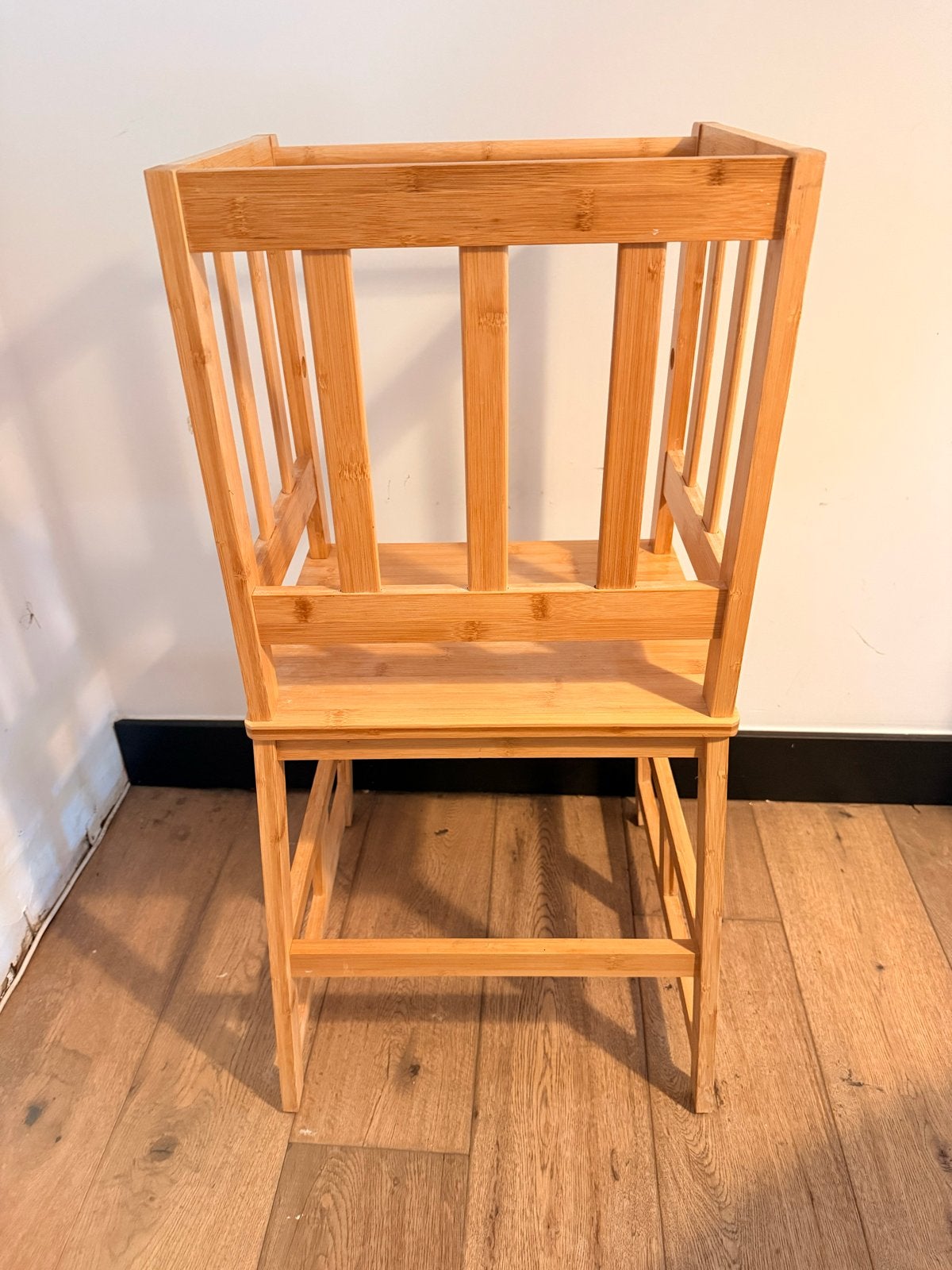 Houten Learning Tower / Keukenhulpje voor Kinderen, Kinderen en Baby's, Kinderstoelen, Ophalen, Zo goed als nieuw, Overige typen