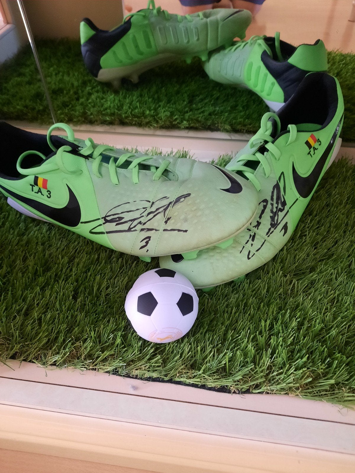 Gesigneerde Matchworn Voetbalschoen Toby Alderweireld Ajax, Ophalen of Verzenden, Gebruikt
