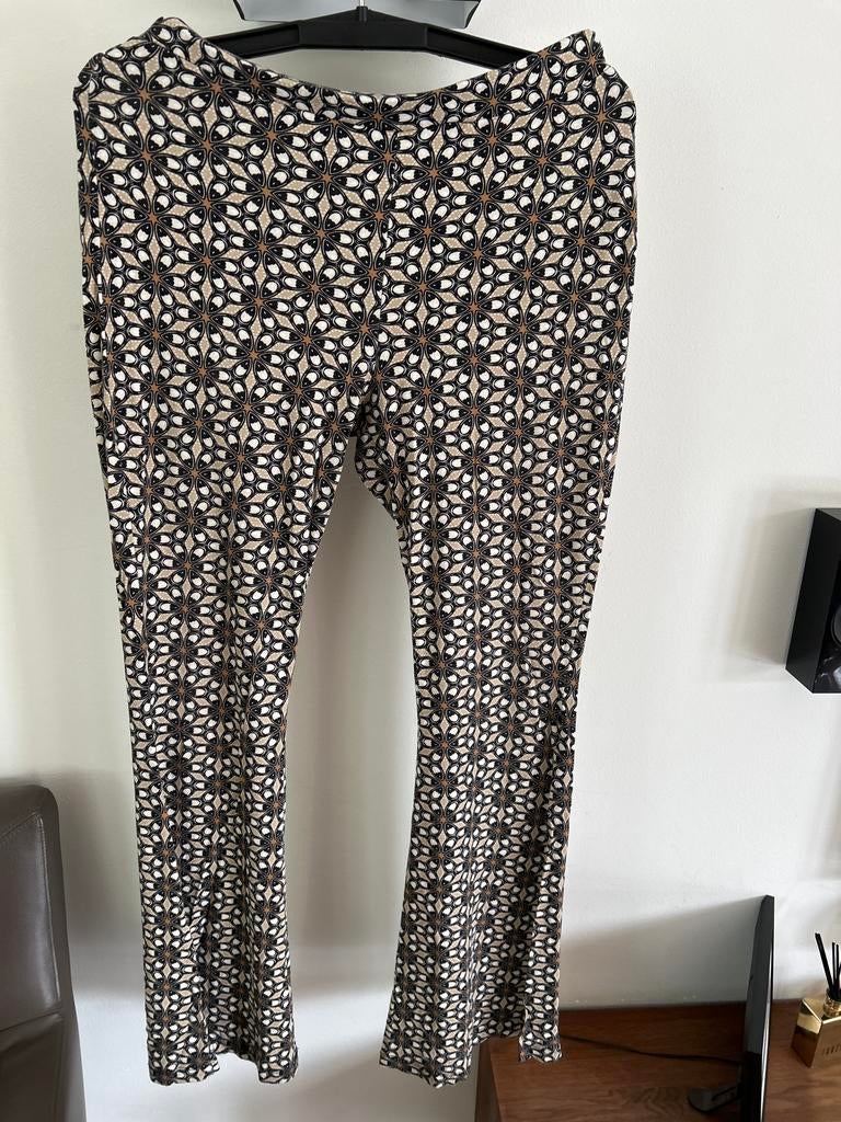 Summum Luxury Woman Broek met Geometrische Print Maat S, Beige, Ophalen of Verzenden, Zo goed als nieuw, Maat 36 (S)