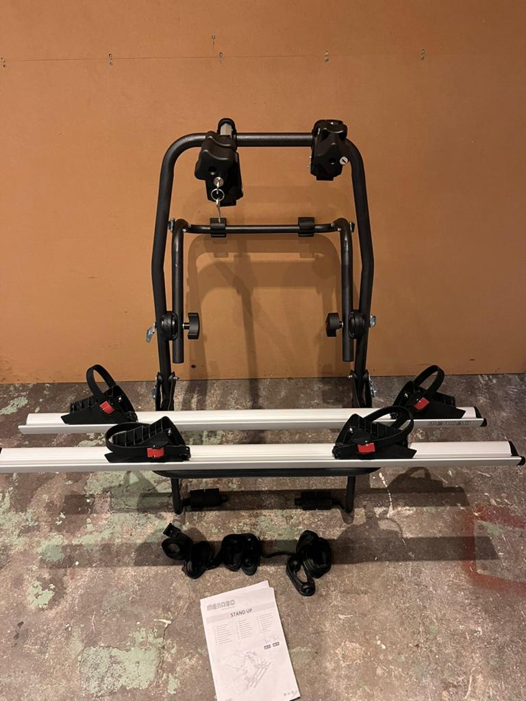 Fietsendrager Menabo Stand Up 2 (geen trekhaak nodig!), Auto diversen, Fietsendragers, Ophalen, Zo goed als nieuw, Achterklepdrager