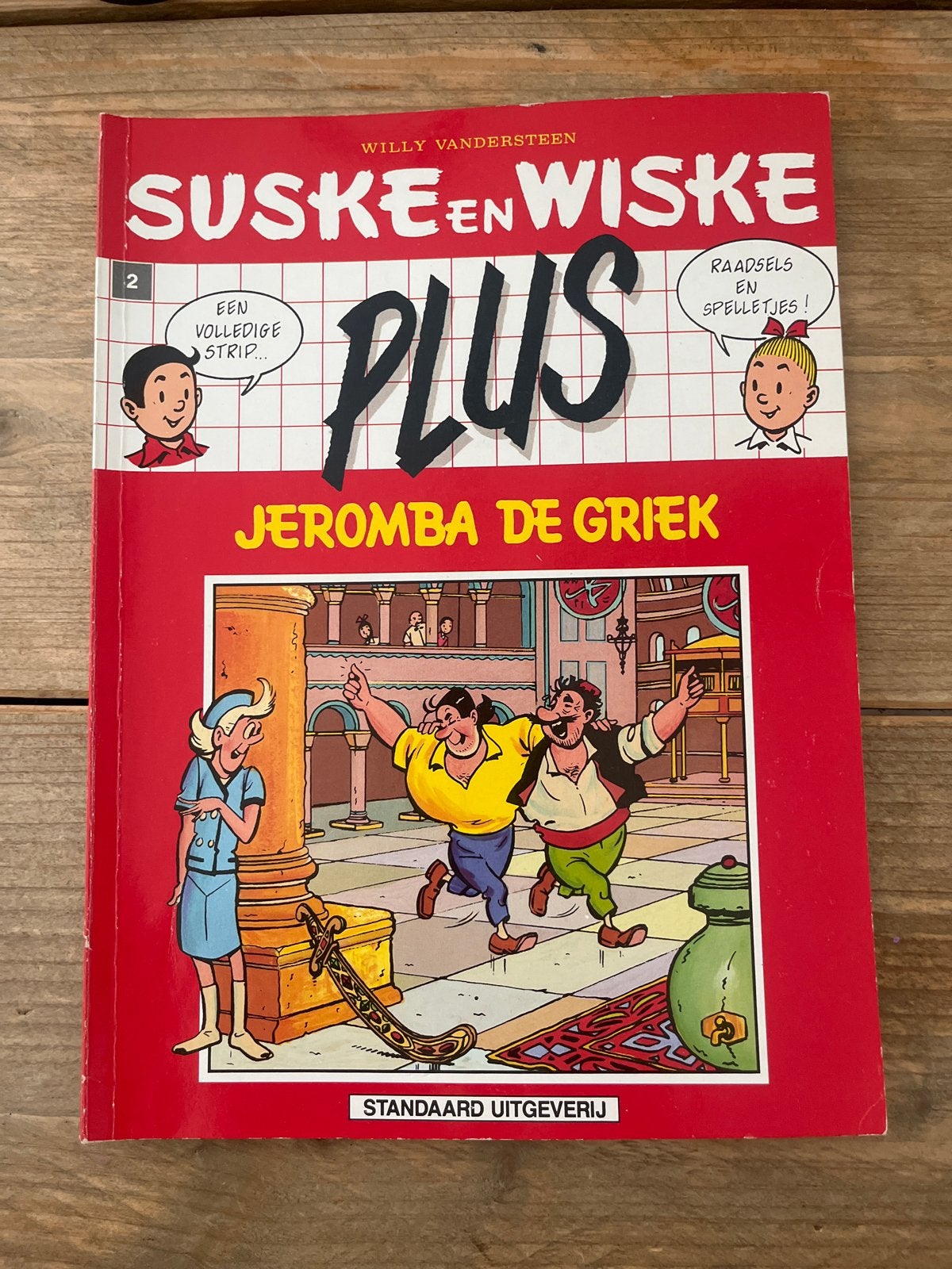 Suske en Wiske Plus 2: Jeromba de Griek - Complete strip, Eén stripboek, Ophalen of Verzenden, Gelezen