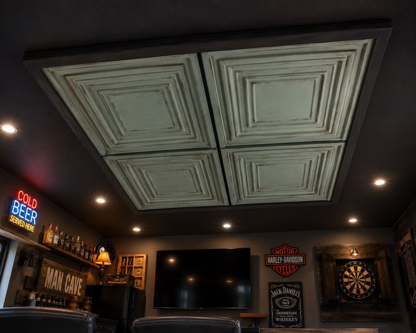 Plafond decoratie mancave sierpaneel bar barhemel, Huis en Inrichting, Barren, Ophalen, Nieuw, M, M