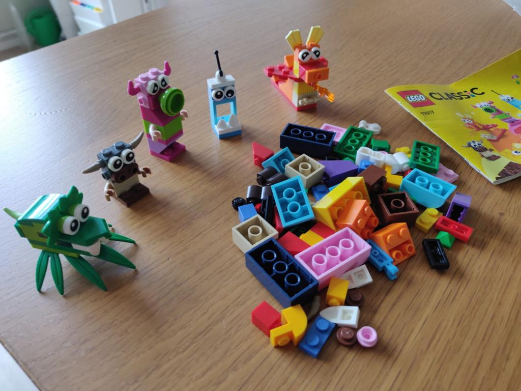 Lego 11017 Creatieve monsters compleet, Overige thema's, Lego, Compleet, Ophalen of Verzenden