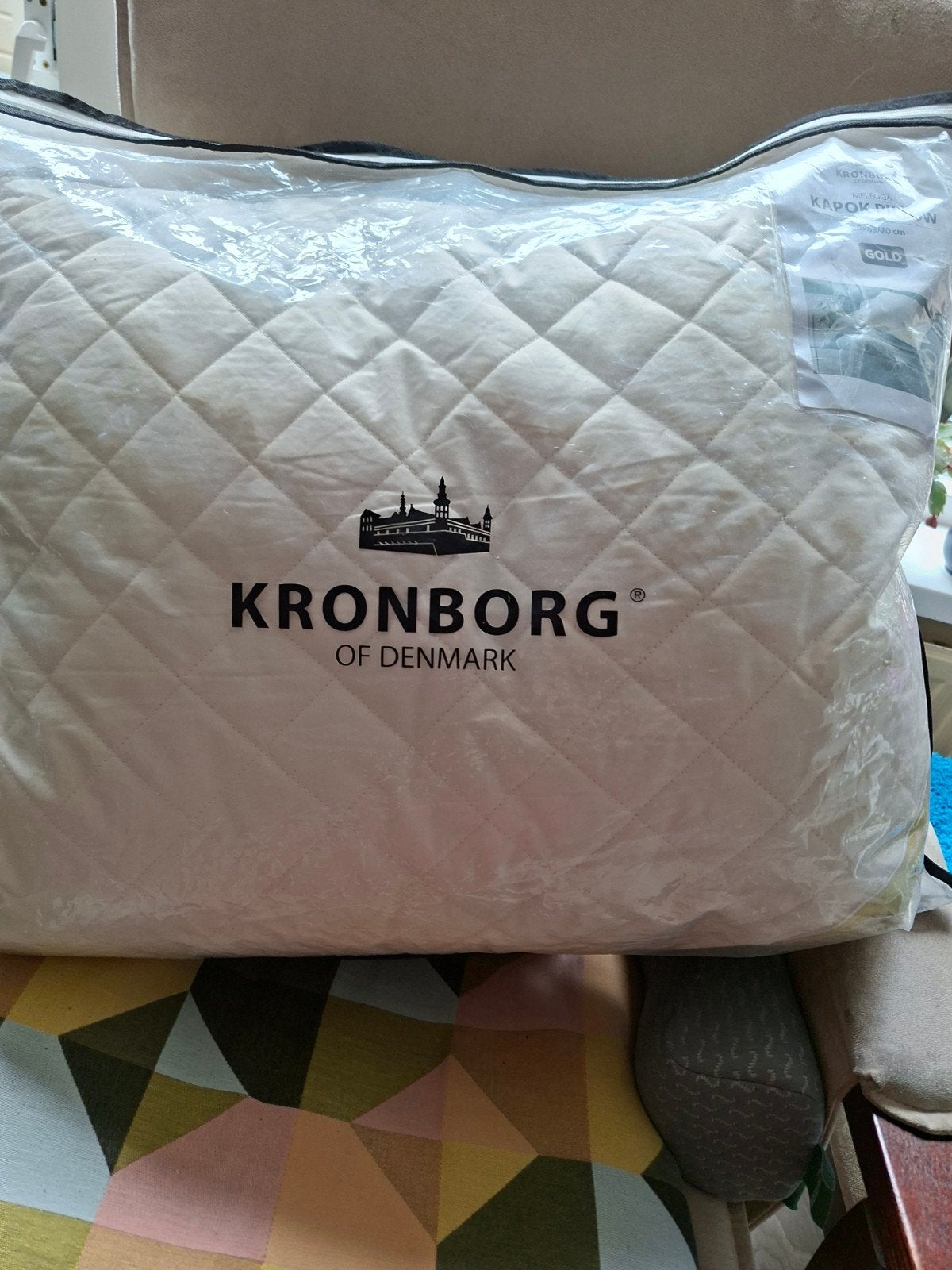 Nieuw Kronborg Kapok Kussen 60x63/70 cm, Ophalen of Verzenden, Nieuw, Eenpersoons, Kussen