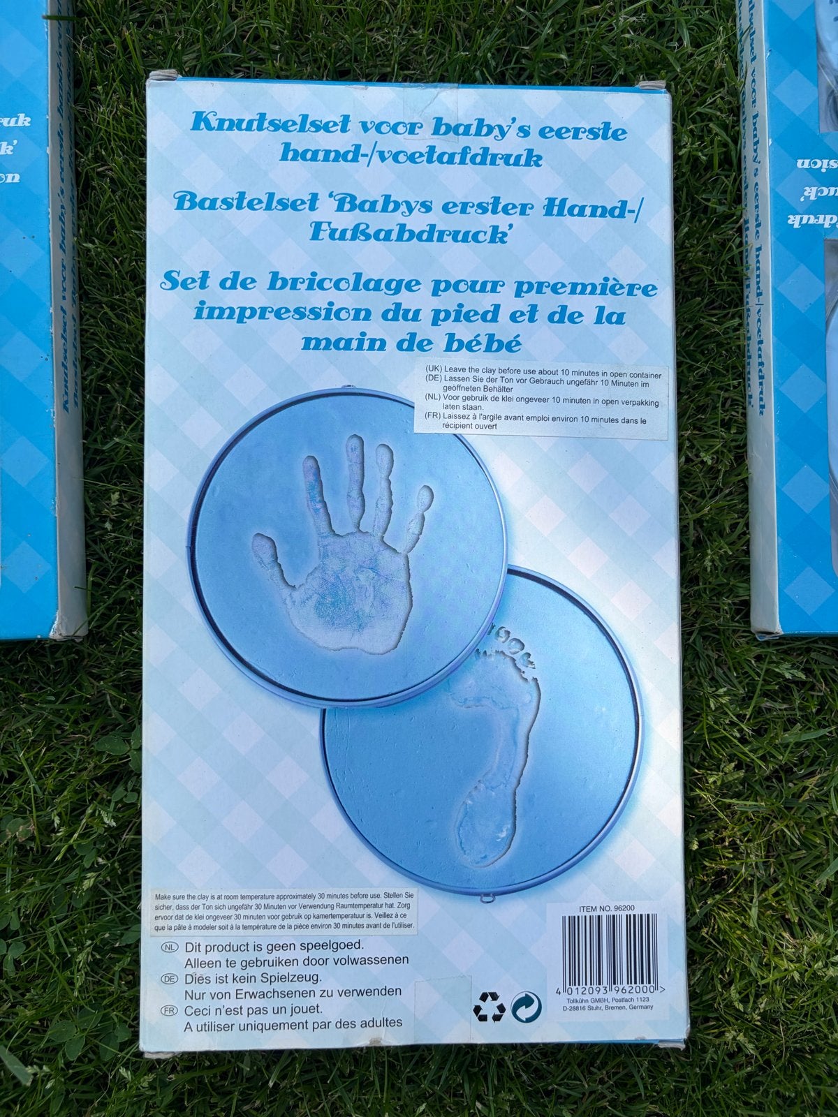 Baby hand- en voetafdruk knutselset - ongebruikt in doos, Kinderen en Baby's, Ophalen of Verzenden, Nieuw