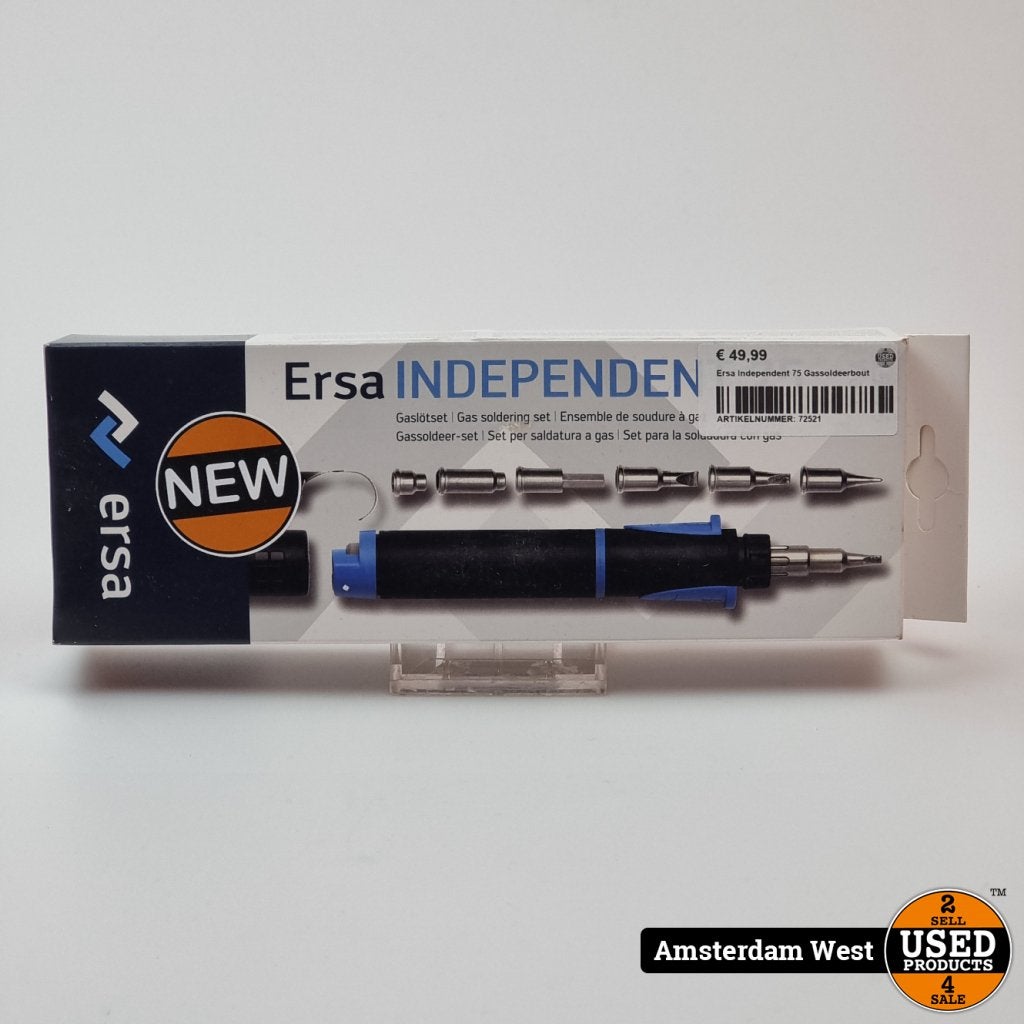 Ersa Independent 75 Gassoldeerbout | Nieuw In Doos, Flex Ltd., Gebruikt, https://flex.com/contact-us, Nobelstraat 10, 5807 GA Oostrum LB, Limburg, Nederland