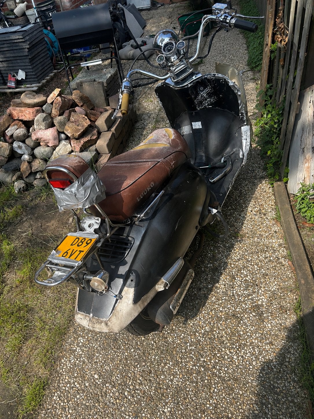 Gratis op te halen scooter (opknapper), Fietsen en Brommers, Ophalen, Gebruikt, Benzine, Overige merken