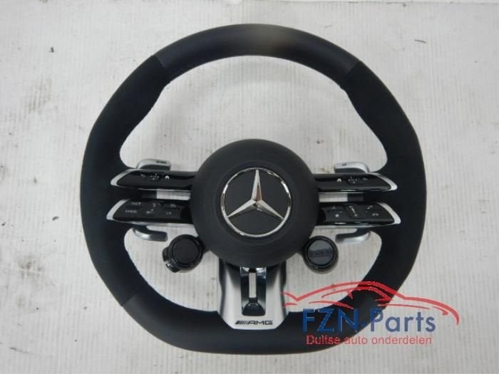 Mercedes-Benz C63 E63 W213 AMG Stuur Leer Alcantara MF+F1 Ai, Auto-onderdelen, Ophalen of Verzenden, Gebruikt