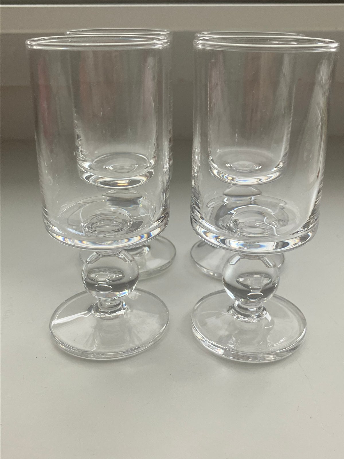 4x Vintage wijnglazen Floris Meydam Corinthe Leerdam, Antiek en Kunst, Ophalen of Verzenden