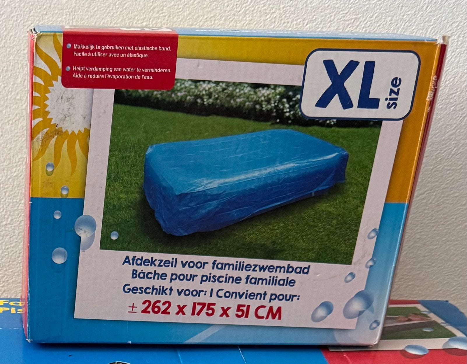 Afdekzeil voor familie zwembad XL, Ophalen of Verzenden, Zo goed als nieuw, Afdekzeil