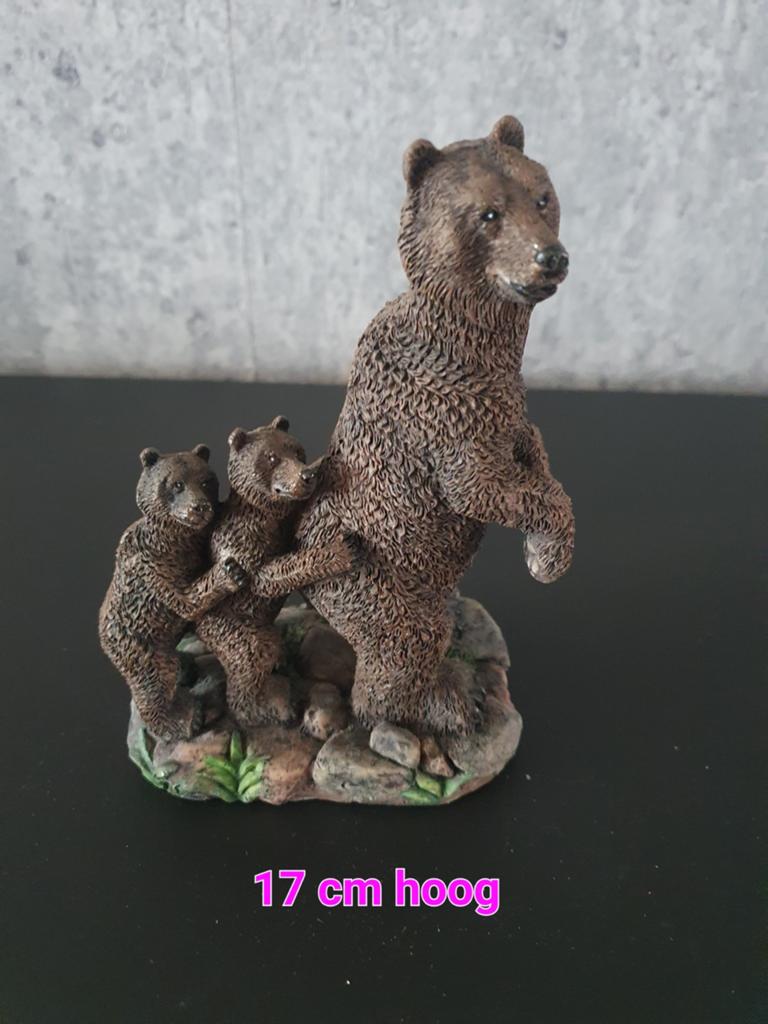 Nieuw Beren Beeldje Steen - 17 cm hoog, Verzamelen, Beelden en Beeldjes, Ophalen of Verzenden, Nieuw