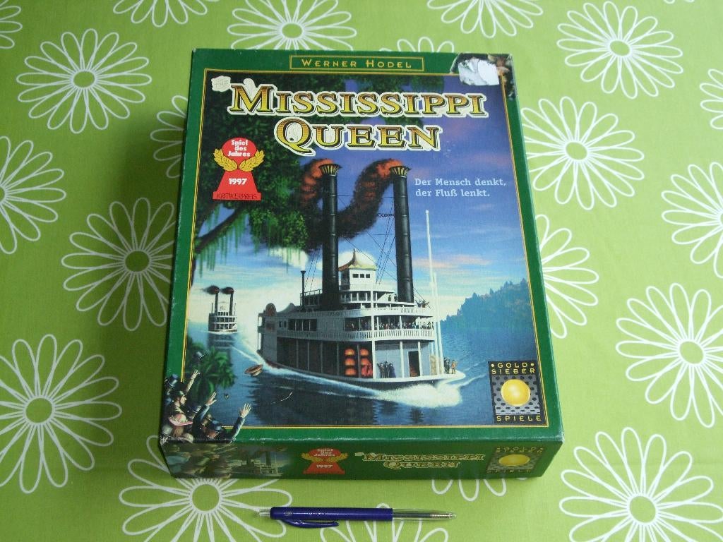 The Mississippi Queen - Mississippi-race spel - Duitstalig, Hobby en Vrije tijd, Vijf spelers of meer, Ophalen of Verzenden, Gebruikt
