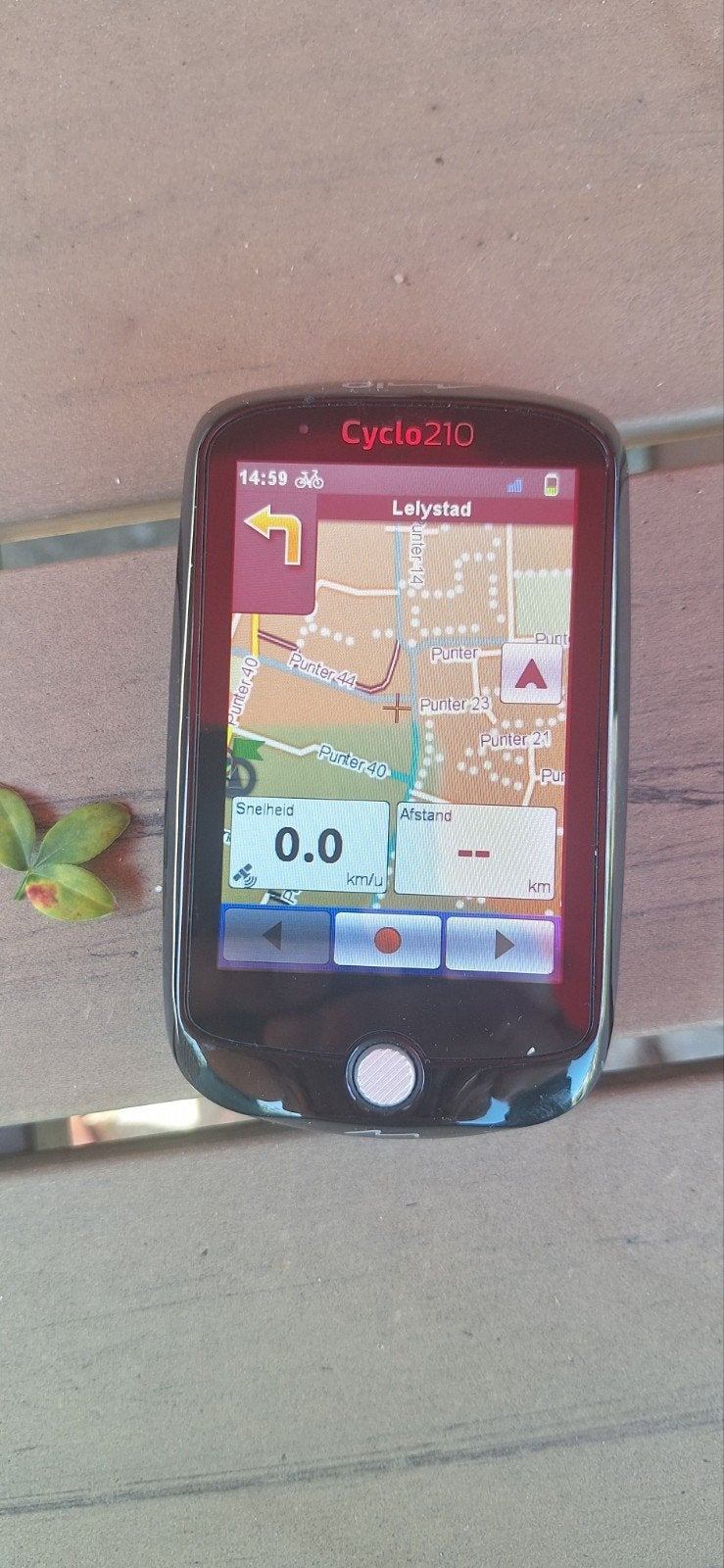 Mio Cyclo 210 fietsnavigatie met houder, Ophalen of Verzenden, Snelheidssensor, Gebruikt