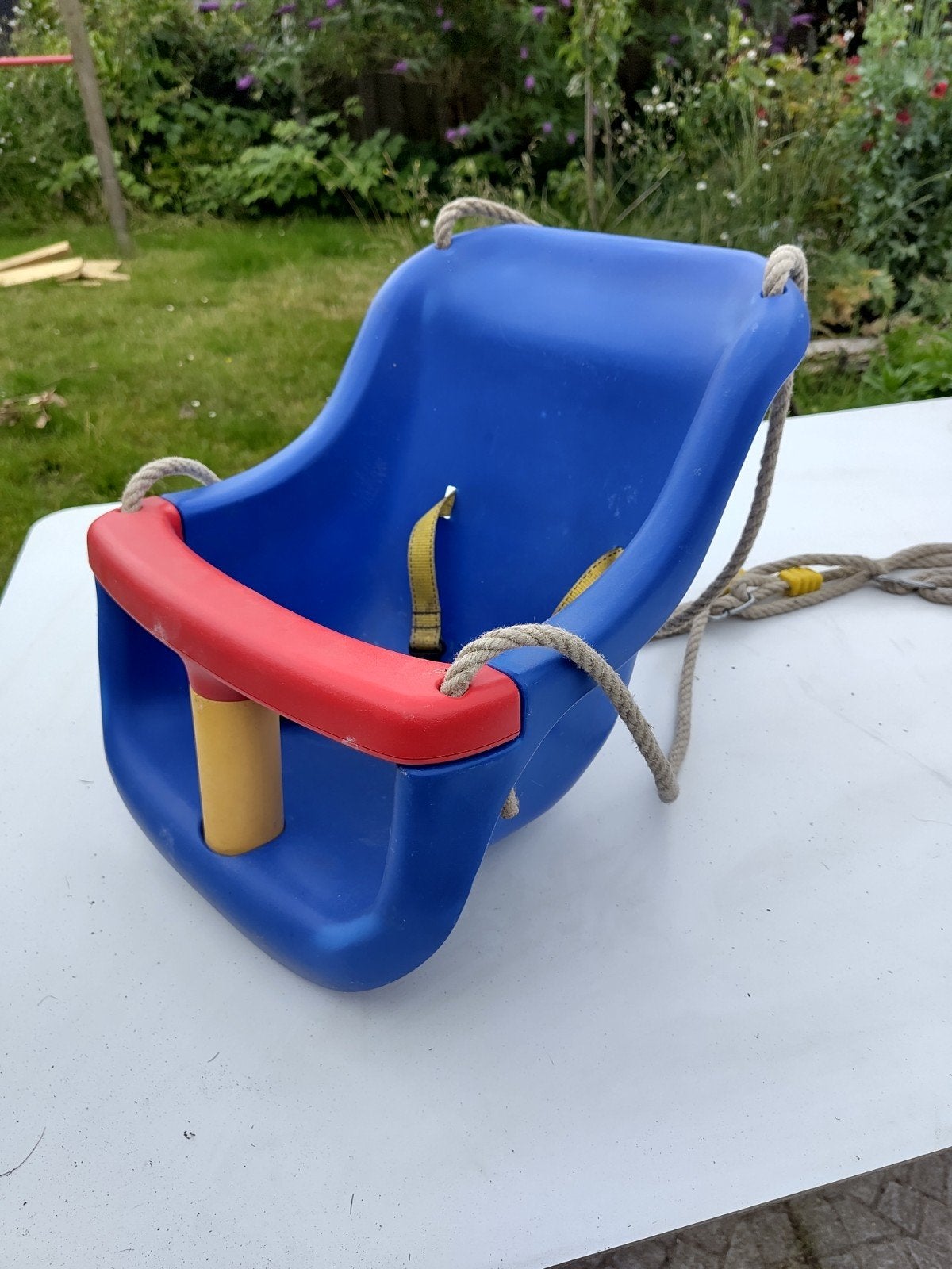 2x Schommel, trapeze/ringen, touwladder, Ophalen of Verzenden, Schommel