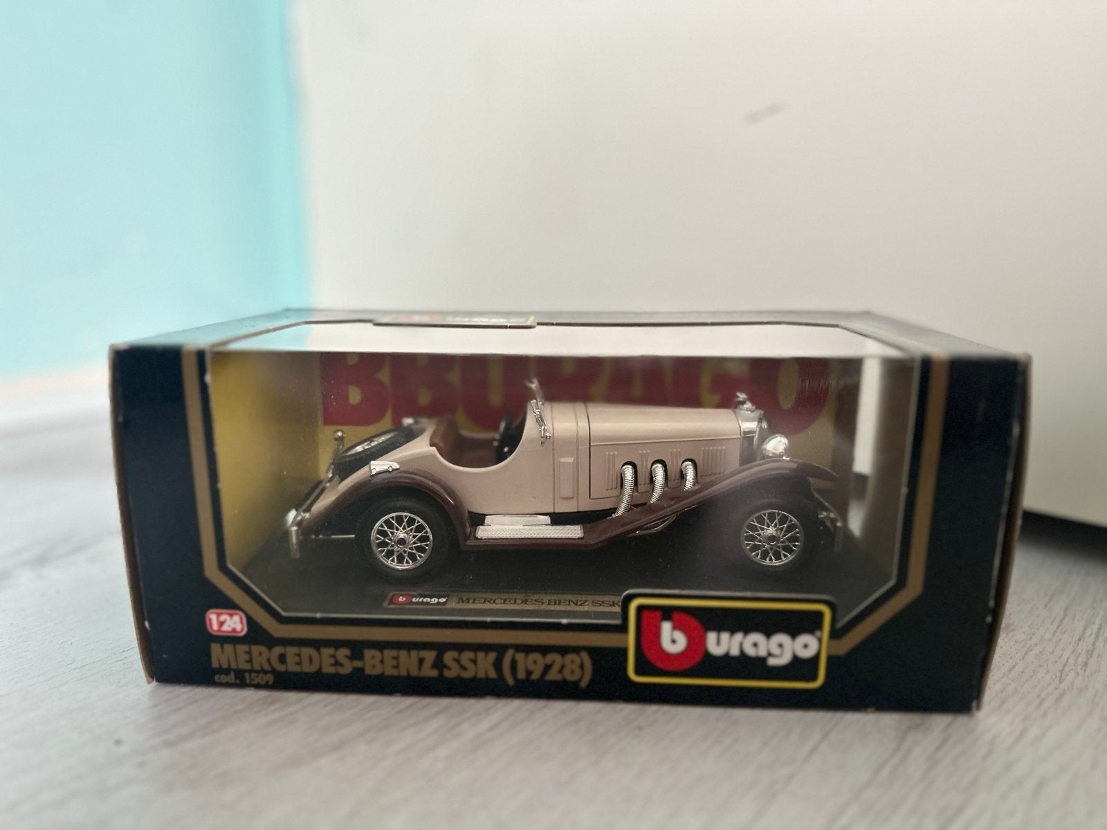 Bburago Mercedes-Benz SSK (1928) 1:24, Ophalen of Verzenden, Nieuw, Auto, Bburago