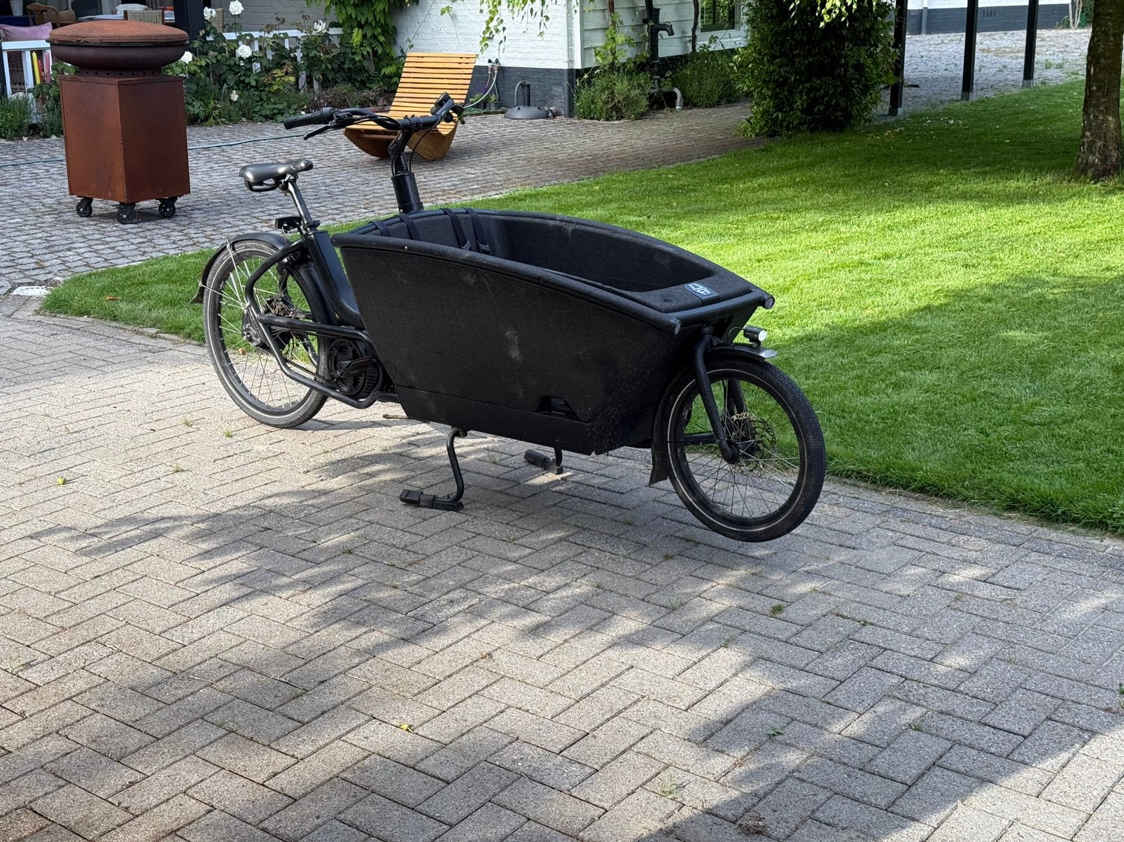 Urban Arrow bakfiets, Gebruikt, 3 kinderen, Elektrisch, Schijfrem