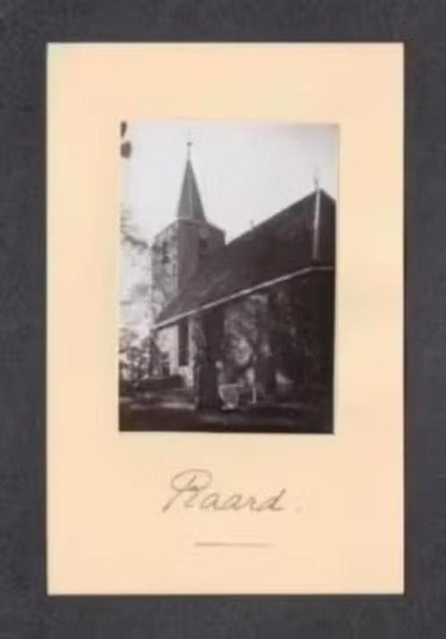 Foto Raard Friesland Romaanse Kerk Graven Jaren 30., Verzamelen, Foto's en Prenten, Foto, Ophalen of Verzenden, Zo goed als nieuw