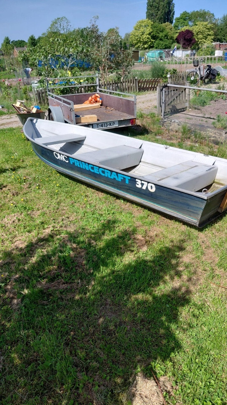 Aluminium boot, Watersport en Boten, Overige Watersport en Boten, Gebruikt, Ophalen