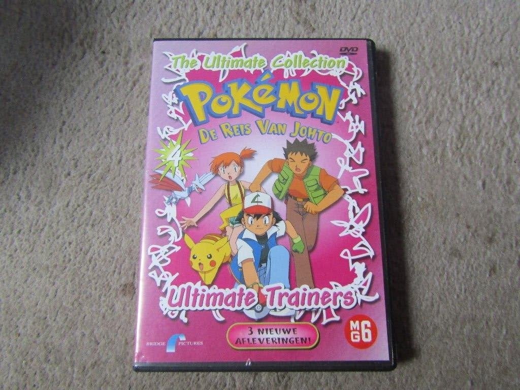 DVD: Pokemon - De reis van Johto. 3 afleveringen, Europees, Tekenfilm, Alle leeftijden, Zo goed als nieuw