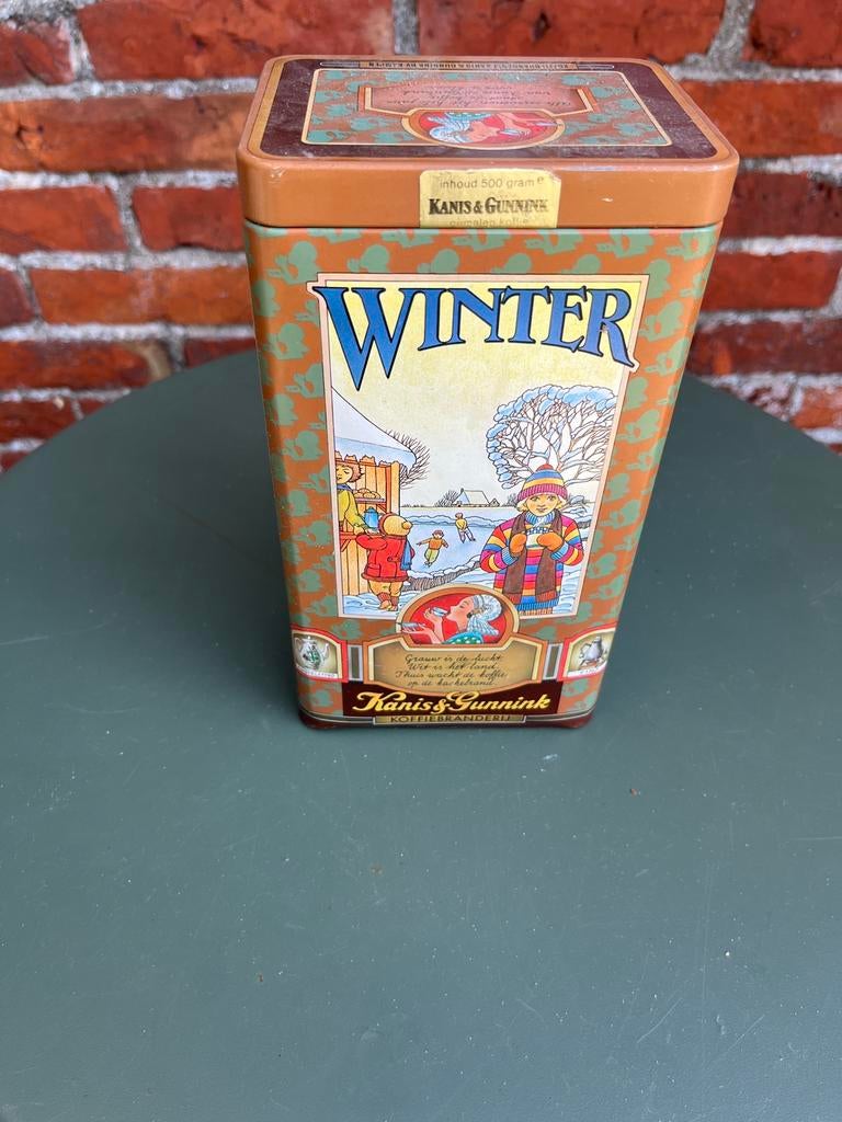 Kanis & gunnik koffie, Verzamelen, Blikken, Ophalen, Zo goed als nieuw, Koffie, Overige merken