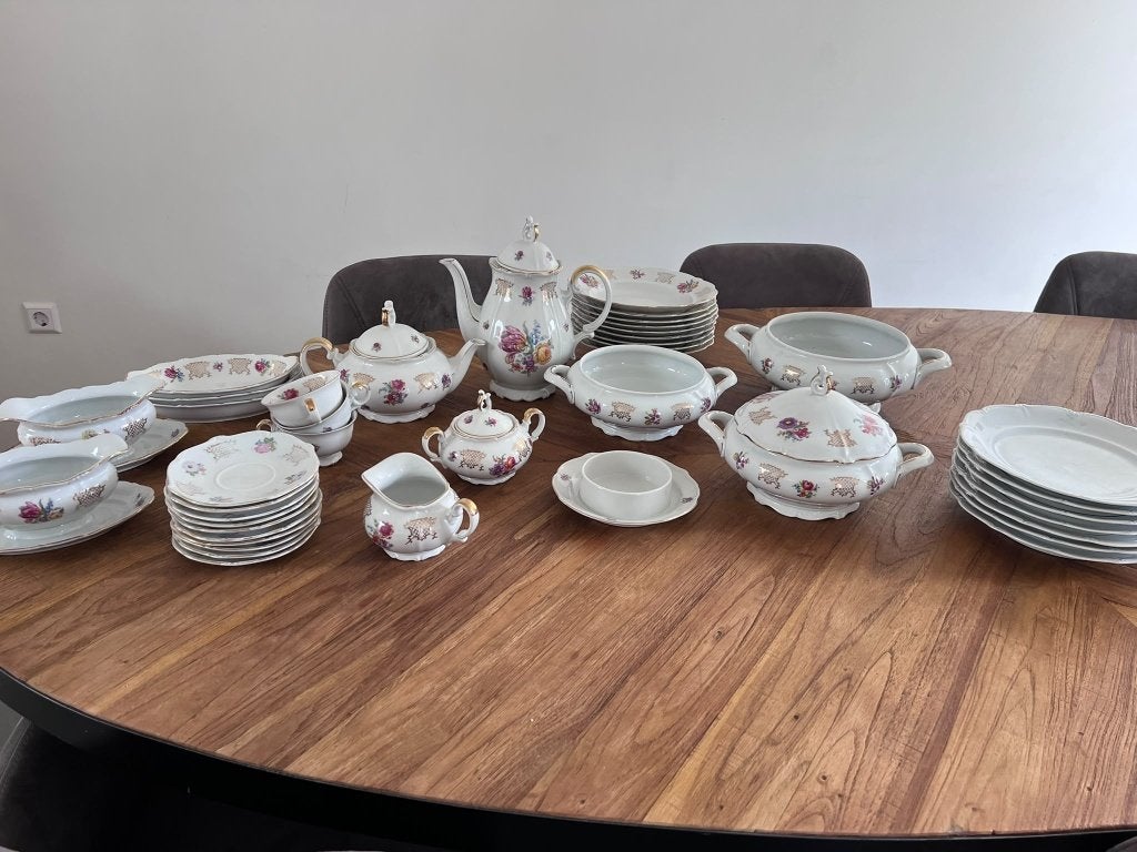 Antiek servies, Ophalen
