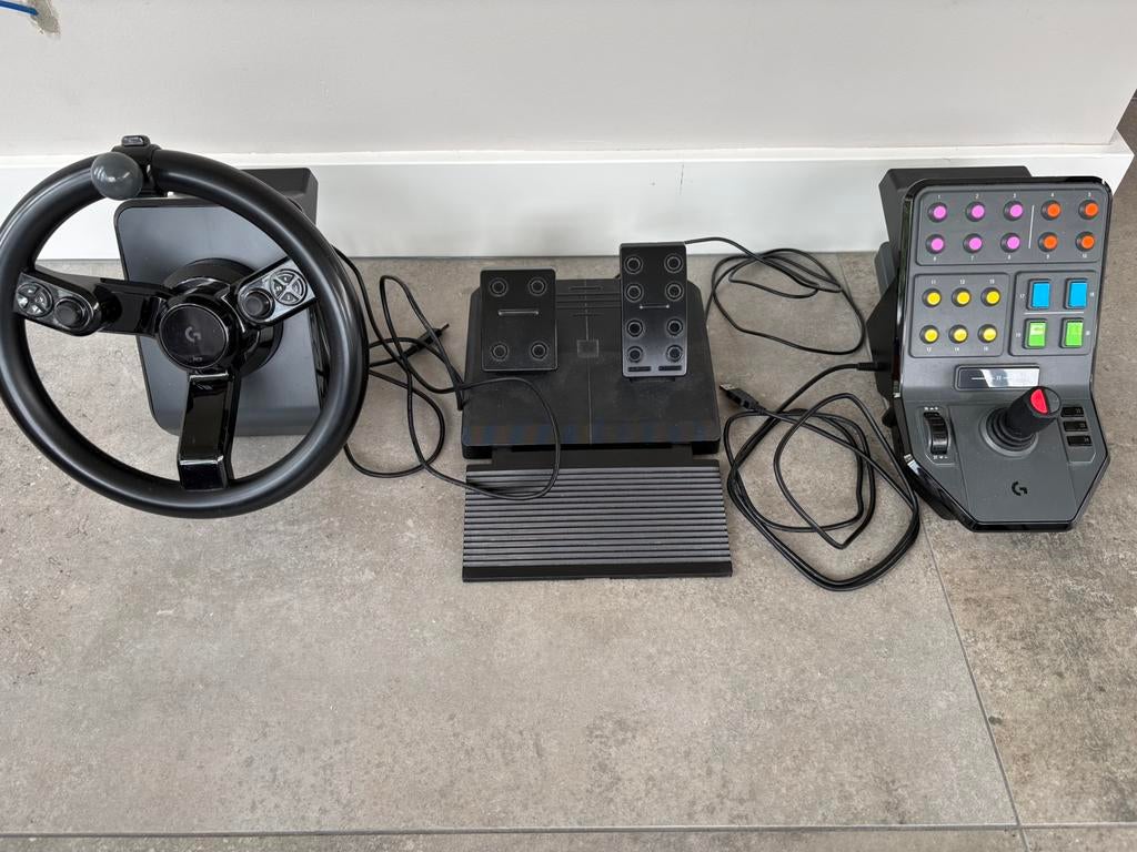 Logitech G Saitek, Farming stuur, Ophalen of Verzenden, Gebruikt