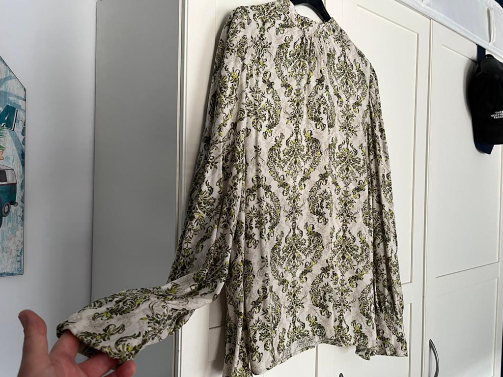 Leuke danesblouse maat 48, Ophalen of Verzenden, Zo goed als nieuw, Maat 46/48 (XL) of groter, Groen