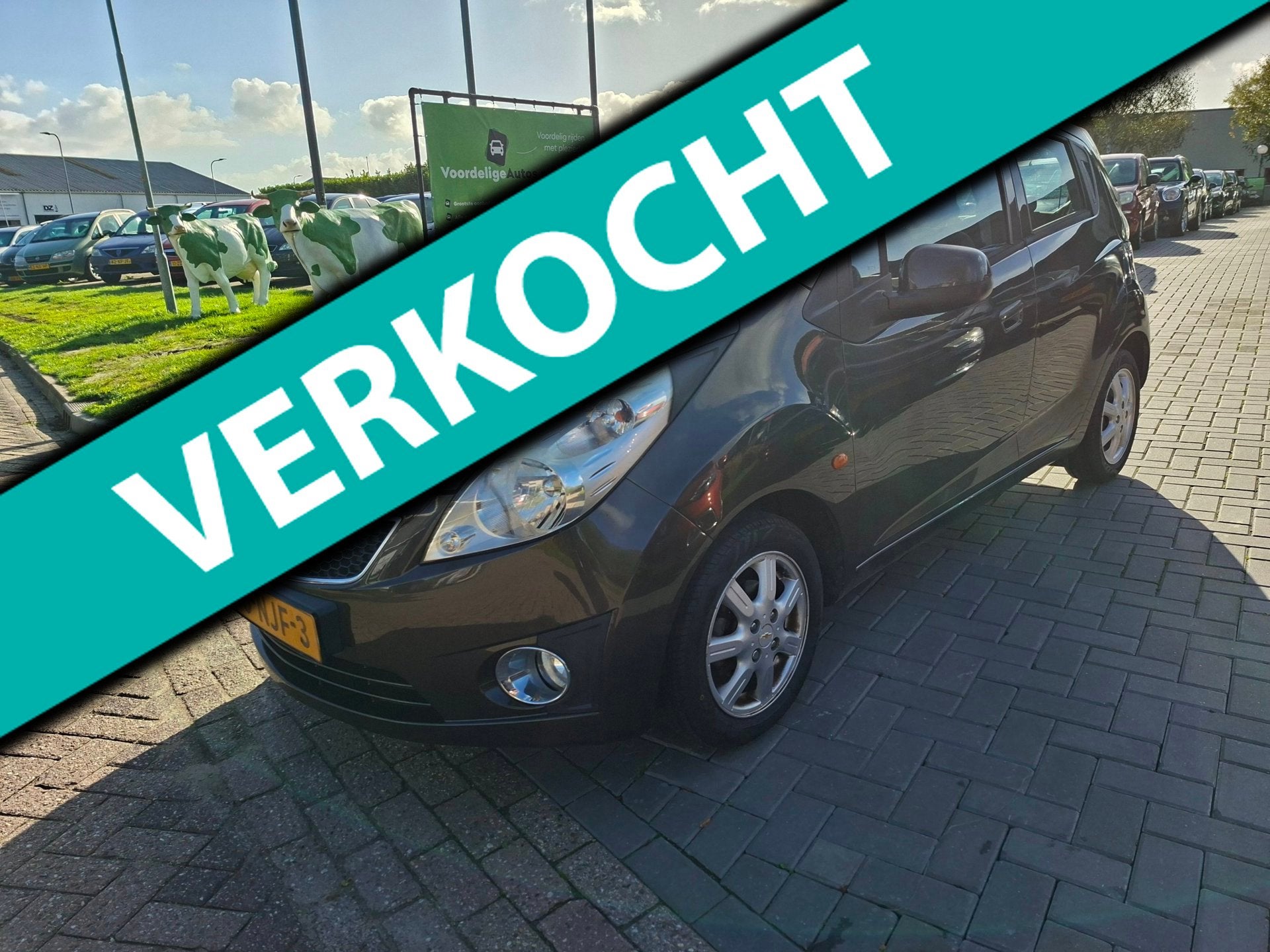 Chevrolet Spark 1.0 16V LS Bi-Fuel / Goedkoper autorijden ka, Auto's, Voorwielaandrijving, Euro 5, Verwarmde buitenspiegels, 4 cilinders