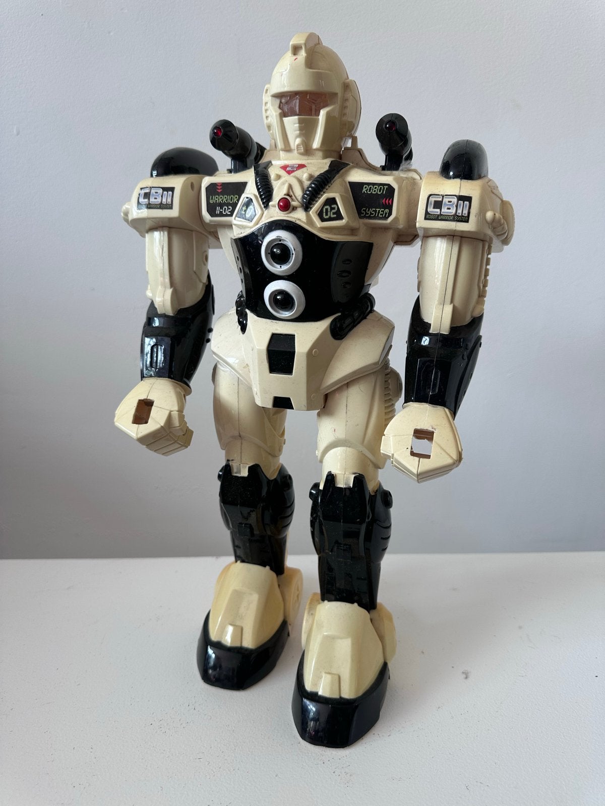 Vintage Robot Speelgoed - Warrior II-02 CBII Systeem, Kinderen en Baby's, Speelgoed | Actiefiguren, Ophalen, Gebruikt
