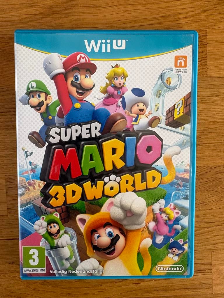 Super Mario 3D World Wii U, Spelcomputers en Games, Games | Nintendo Wii U, Eén computer, Ophalen of Verzenden, Zo goed als nieuw