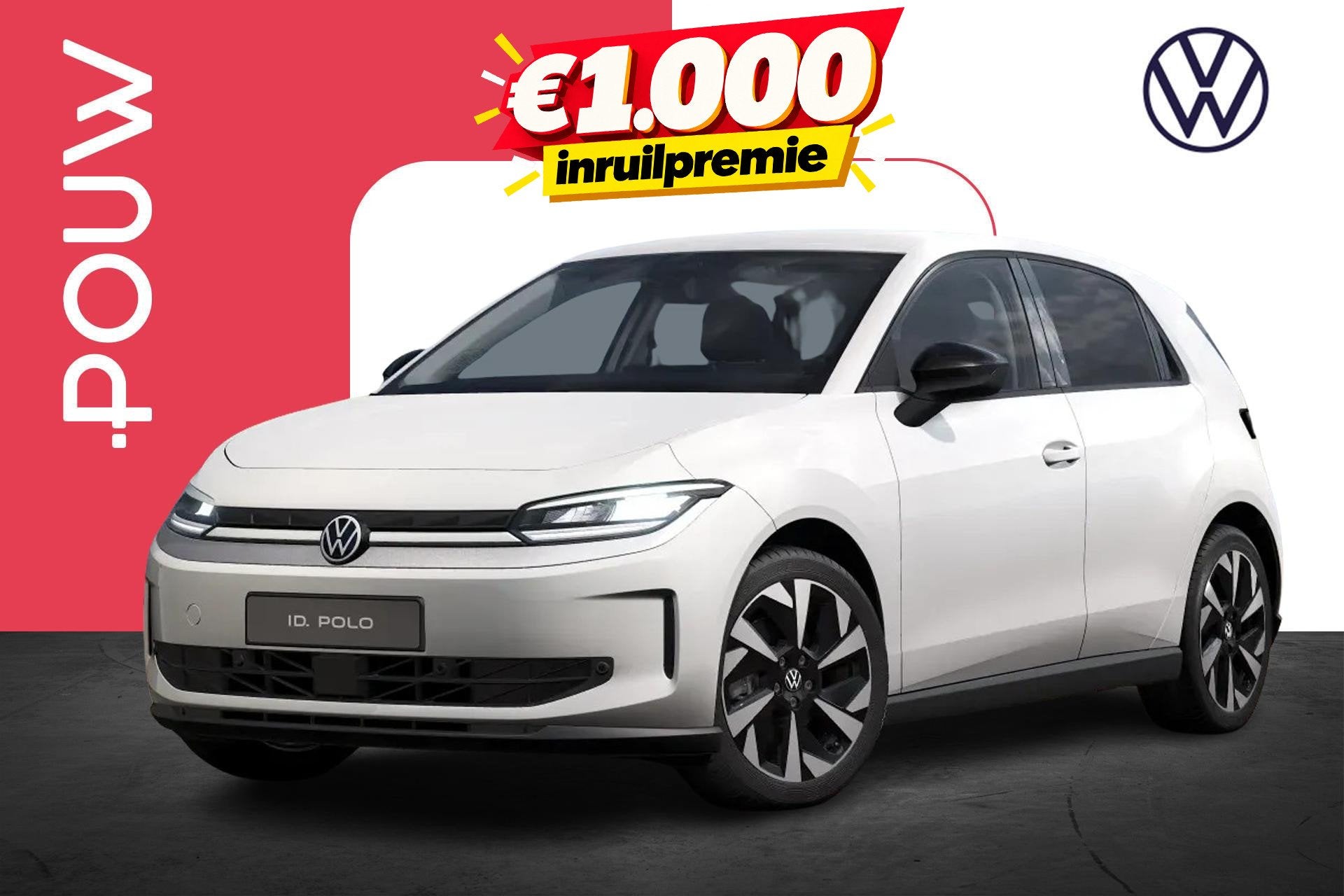 Volkswagen ID. Polo 211pk Life First Edition 52 kWh | 18" Ve, Auto's, 12 maanden, Stof, 453 km, Zwart