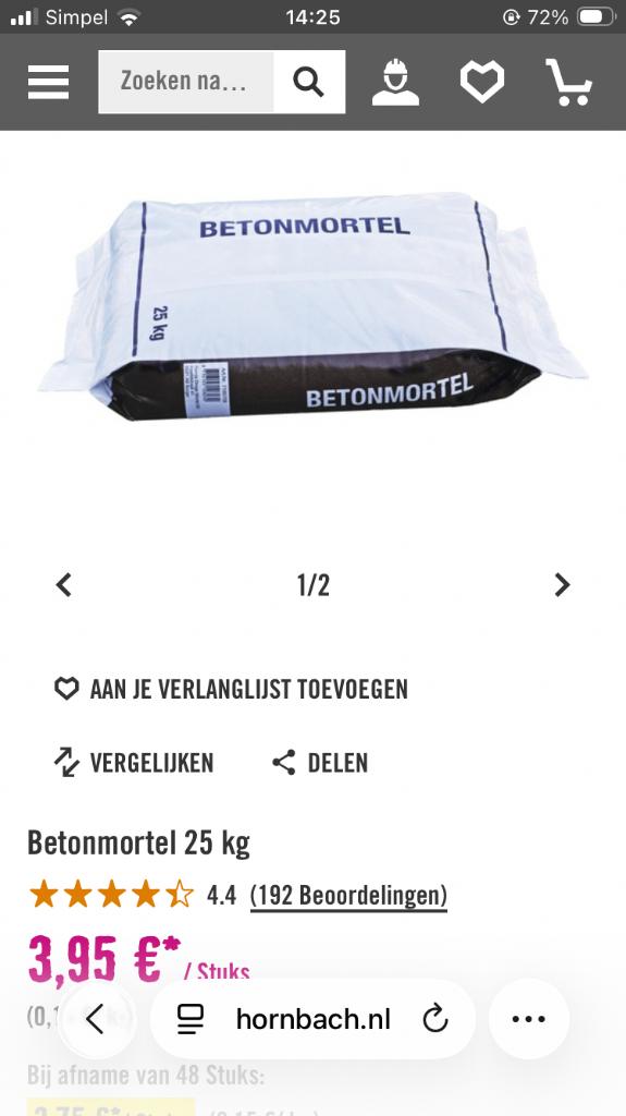 Betonmortel, Ophalen, Nieuw, Beton