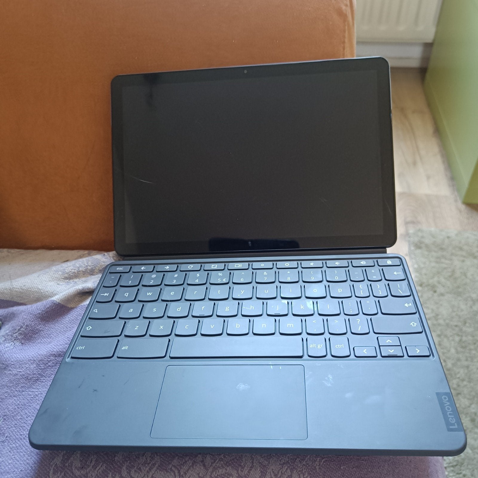 Lenovo Chromebook Duet 11 inch met toetsenbord en hoes, 4 GB of minder, Qwerty, Touchscreen, Ophalen of Verzenden