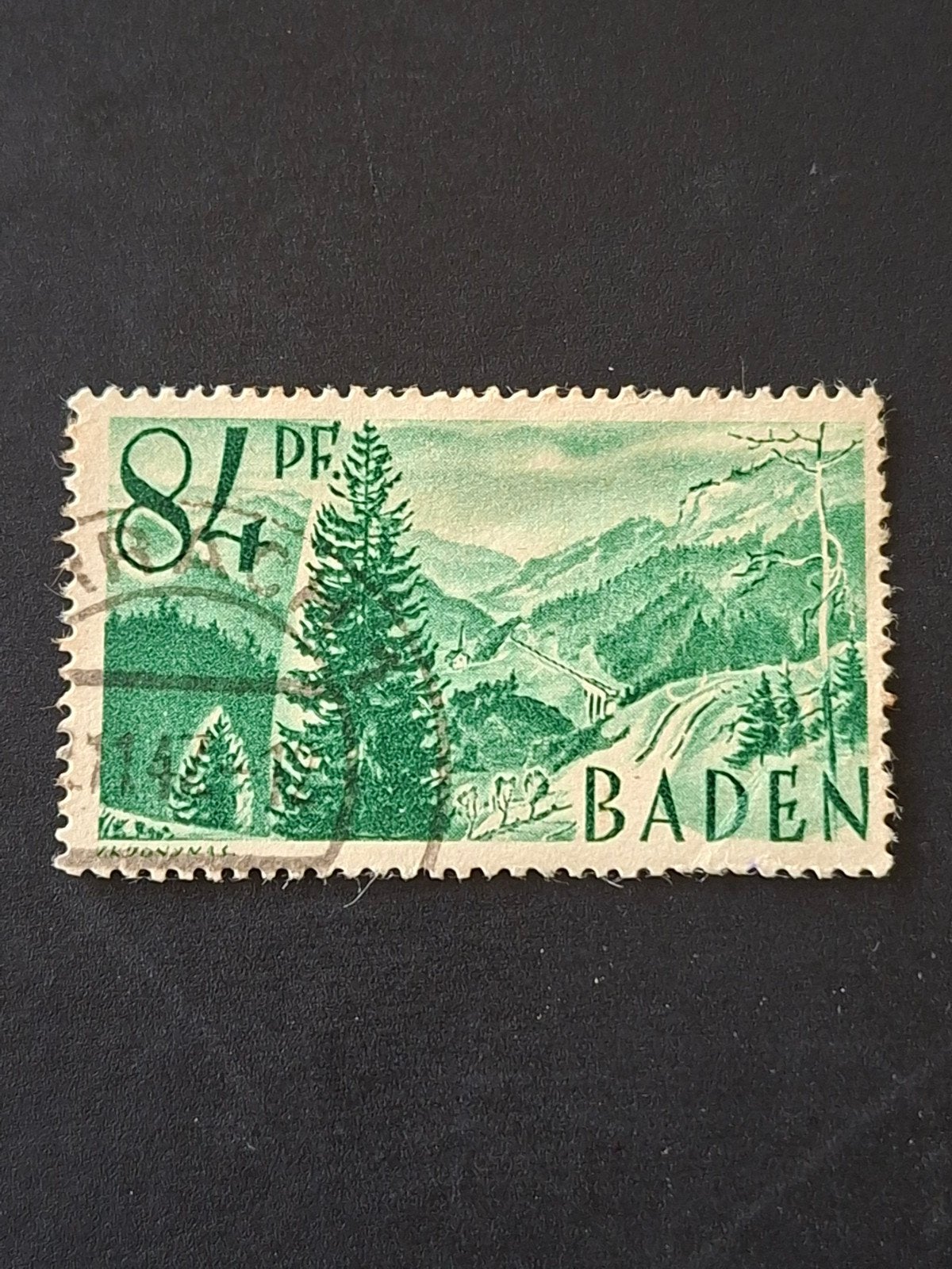Duitsland Fr. Zone Baden Mi 12  #1, Verzenden, Overige periodes, Gestempeld