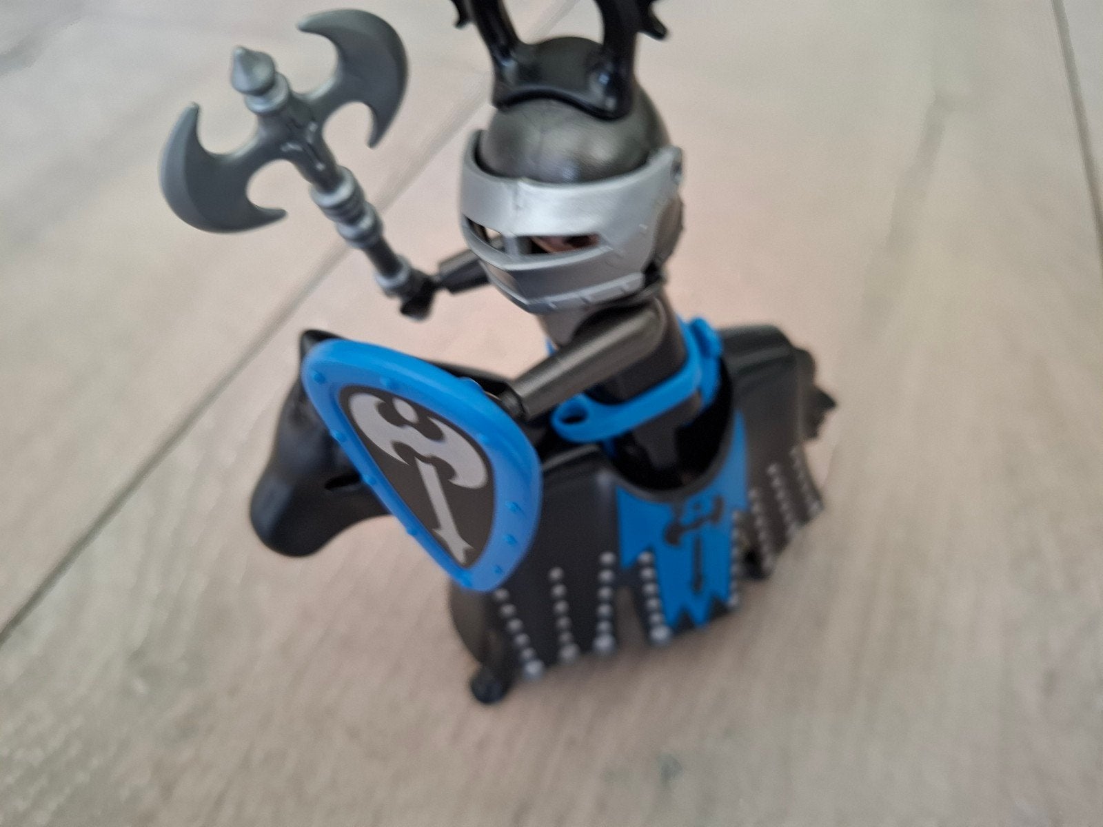 Playmobil ridder met paard en bijl, Ophalen of Verzenden
