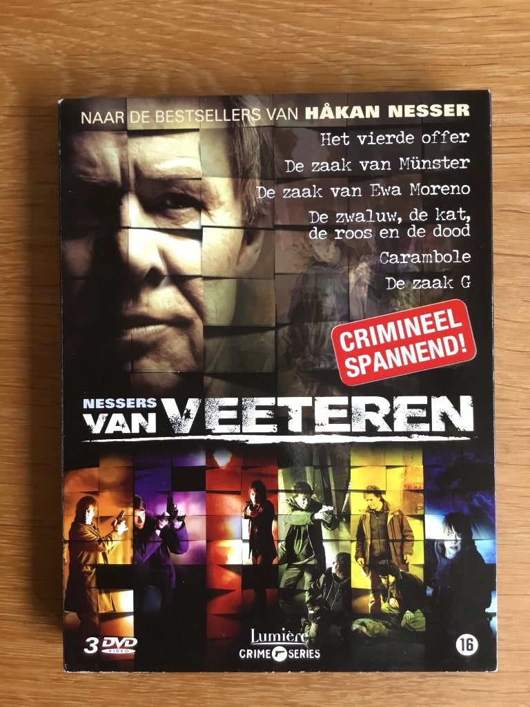 Nessers van Veeteren 3Dvd, Cd's en Dvd's, Vanaf 16 jaar, Ophalen, Gebruikt, Overige genres