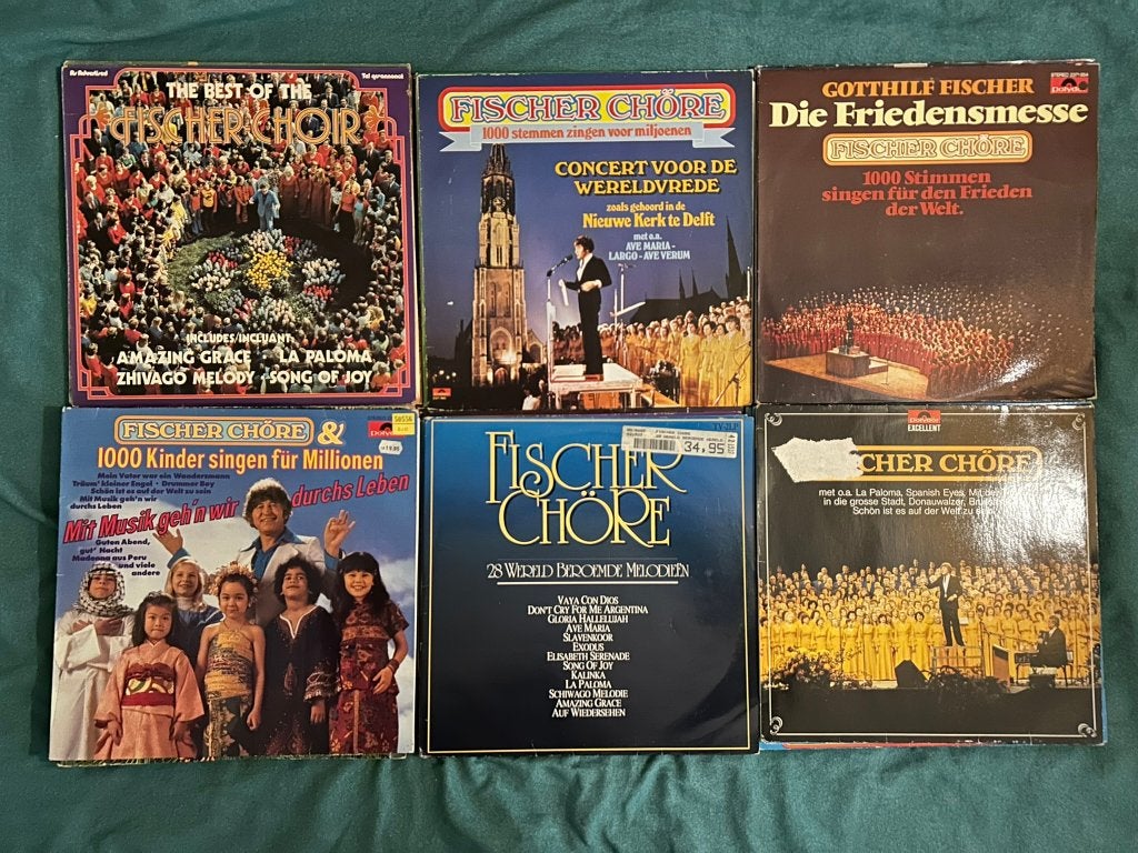 20 LP's Fischer Chöre (ook per stuk te koop), Ophalen of Verzenden, Gebruikt, 12 inch, Overige genres