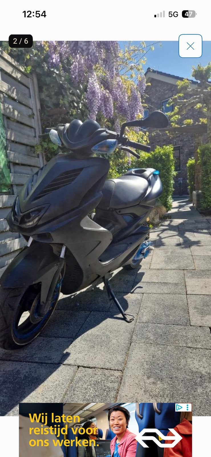 Aerox te ruil tegen zip 50/70cc 2t/goeie nette4t, Fietsen en Brommers, Scooters | Yamaha, Ophalen, Zo goed als nieuw, Tweetakt
