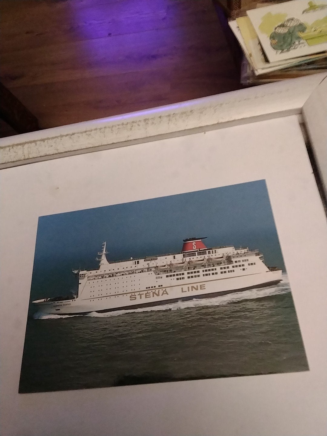 Ansichtkaart m.s. Koningin Beatrix Stena Line, Ophalen of Verzenden