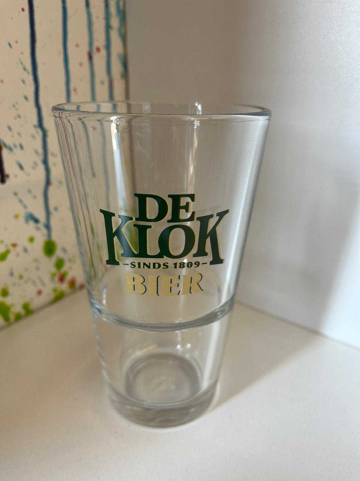 De klok bierglazen set van 12 glazen, Ophalen of Verzenden, Nieuw, Glas of Glazen, Overige merken
