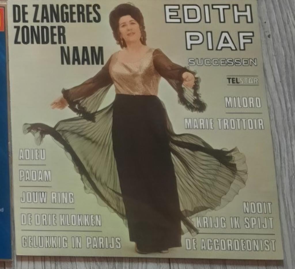 LP De Zangeres Zonder Naam - Edith Piaf Successen, Ophalen of Verzenden, 1960 - 1969, Zo goed als nieuw, 12 inch