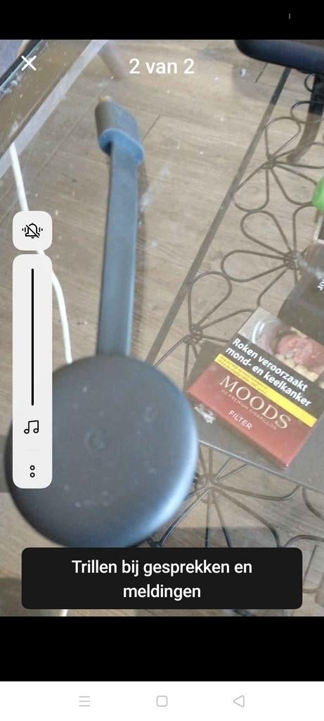Google Chromecast (mogelijk 2e of 3e generatie), Ophalen of Verzenden, Gebruikt, HDMI