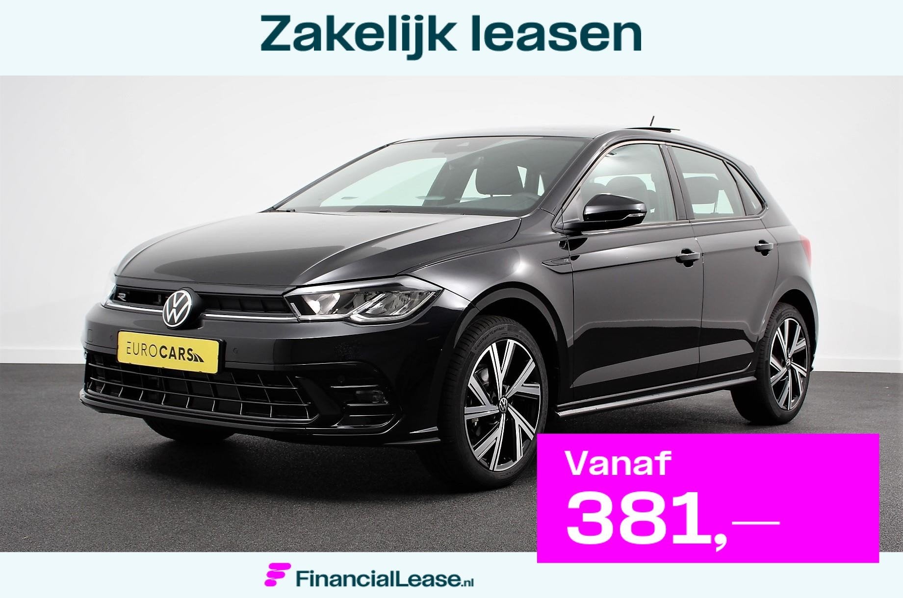 Volkswagen Polo 1.0 TSI DSG R-Line Panorama dak Navigatie Ap, Stof, Gebruikt, Euro 6, 95 pk