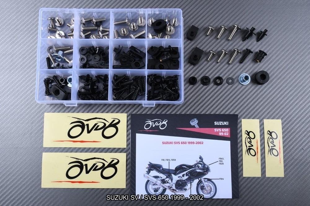 Kuip bouten set voor SUZUKI SV / SVS 650 1999 - 2002, Verzenden, Nieuw